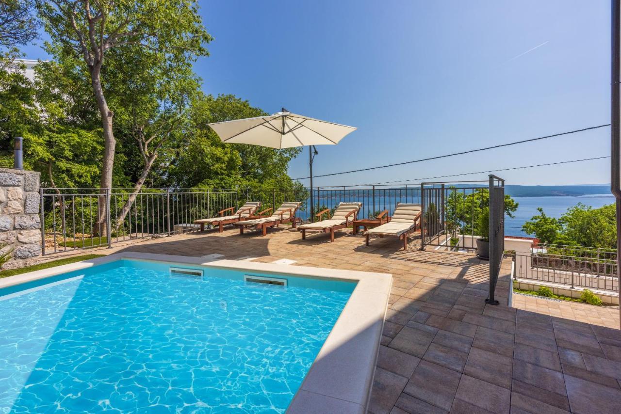 Villa Antani With Heated Pool, Sauna & Jacuzzi Crikvenica Luaran gambar