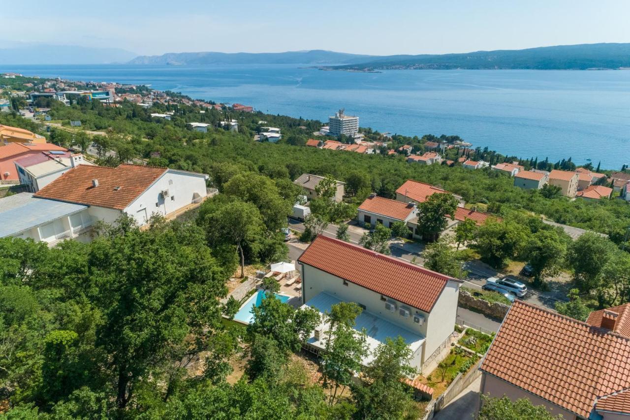Villa Antani With Heated Pool, Sauna & Jacuzzi Crikvenica Luaran gambar